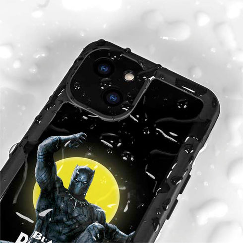 Marvel Black Panther Moon light iPhone 15 Waterproof Case